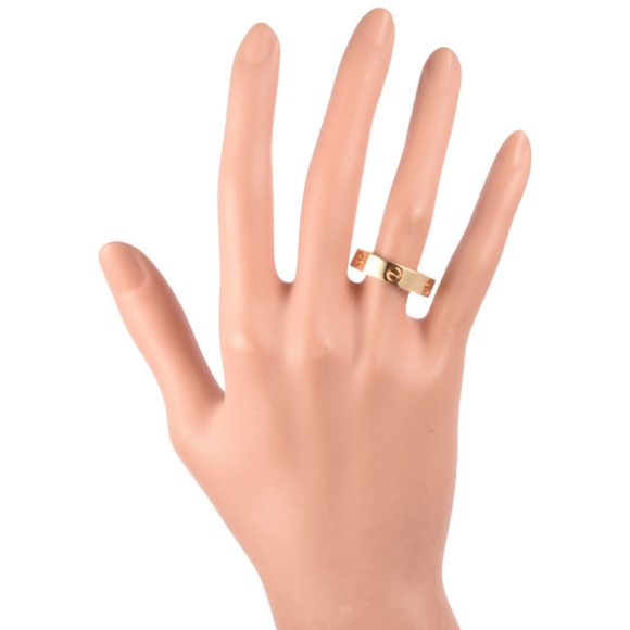 CARTIER LOVE Ring #66 K18YG Yellow Gold Size 11 ⭐ - Picture 4 of 6